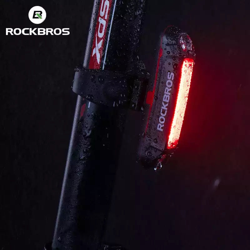 Luz trasera Ciclismo ROCKBROS A54BK -6Modos, 100% LED - MAGICAL OUTDOOR