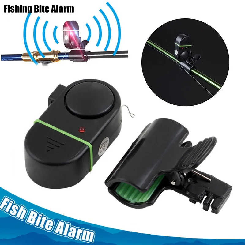 Campana de caña de pescar electrónica impermeable de 1 pieza, alarma automática de pesca con luz LED - MAGICAL OUTDOOR