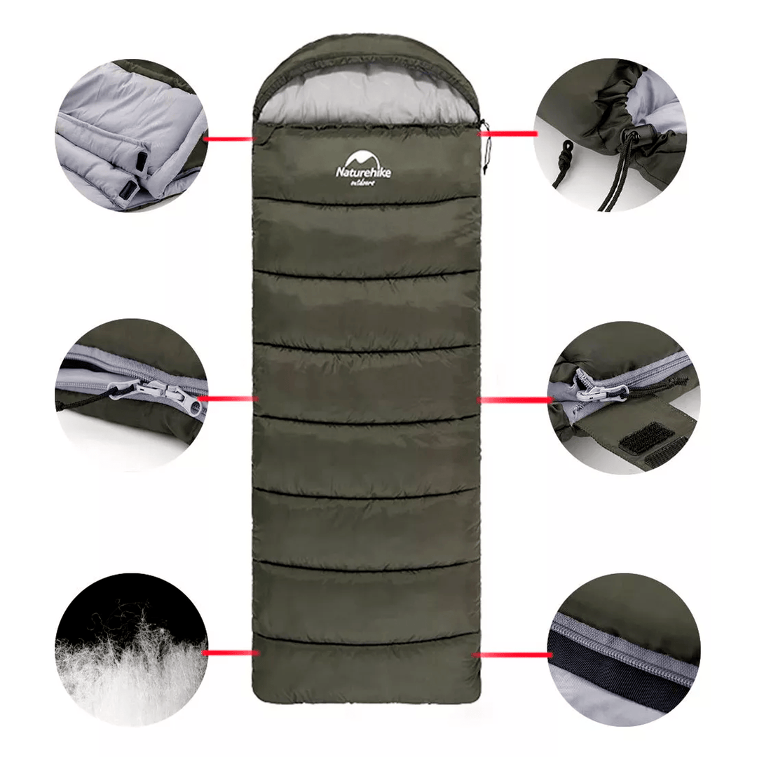 Sleeping Bag saco de dormir para acampar al aire libre NATUREHIKE - MAGICAL OUTDOOR