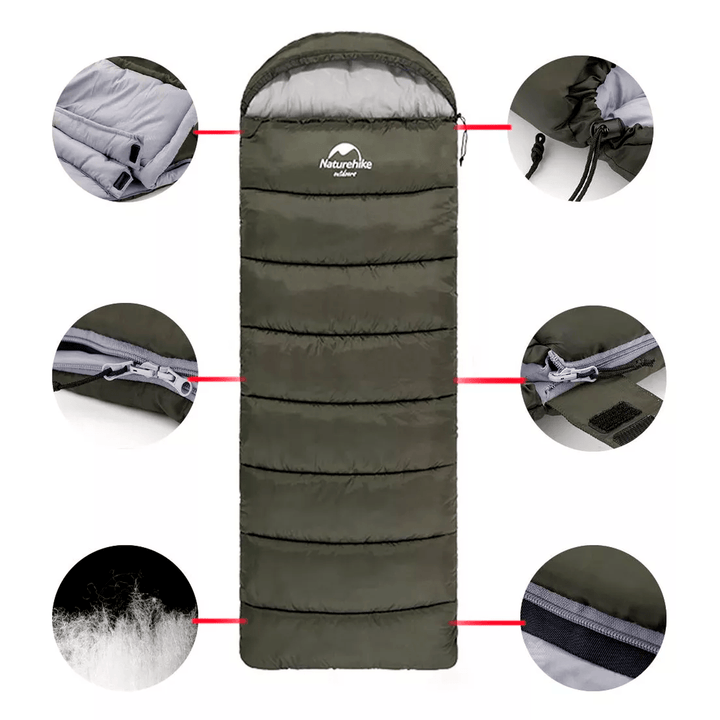 Sleeping Bag saco de dormir para acampar al aire libre NATUREHIKE - MAGICAL OUTDOOR