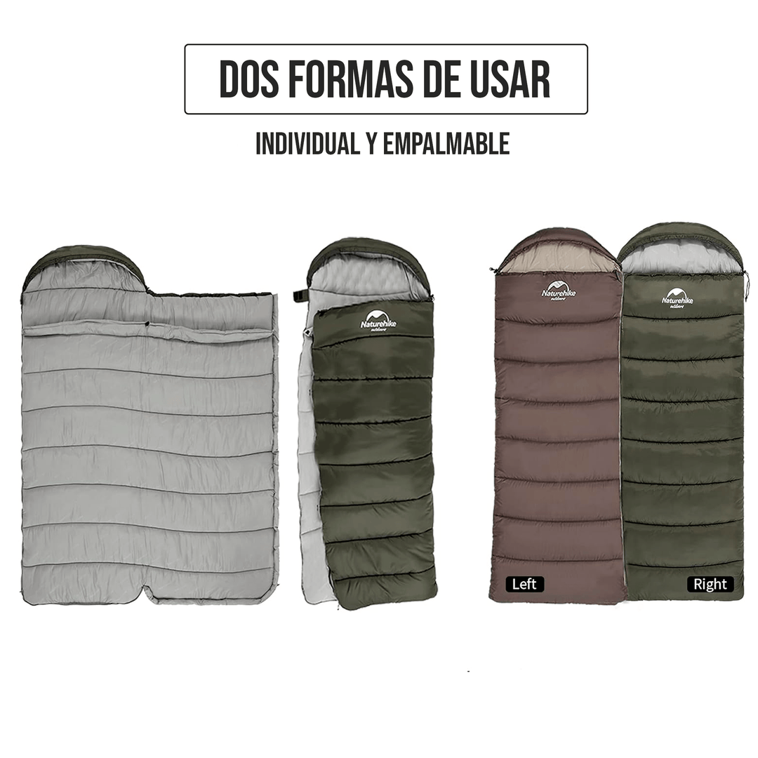 Sleeping Bag saco de dormir para acampar al aire libre NATUREHIKE - MAGICAL OUTDOOR