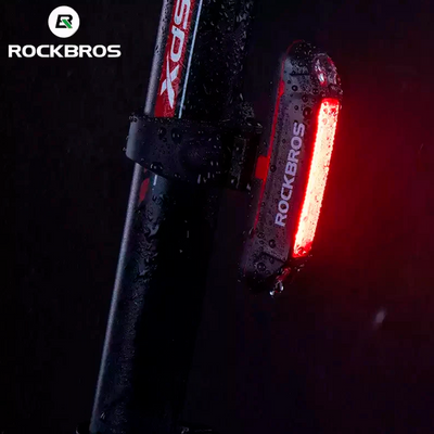 Luz trasera Ciclismo ROCKBROS A54BK -6Modos, 100% LED - MAGICAL OUTDOOR