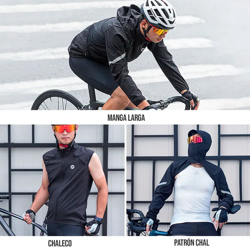 ROCKBROS Chaqueta de Ciclismo Impermeable Cortavientos para Todo Clima - MAGICAL OUTDOOR