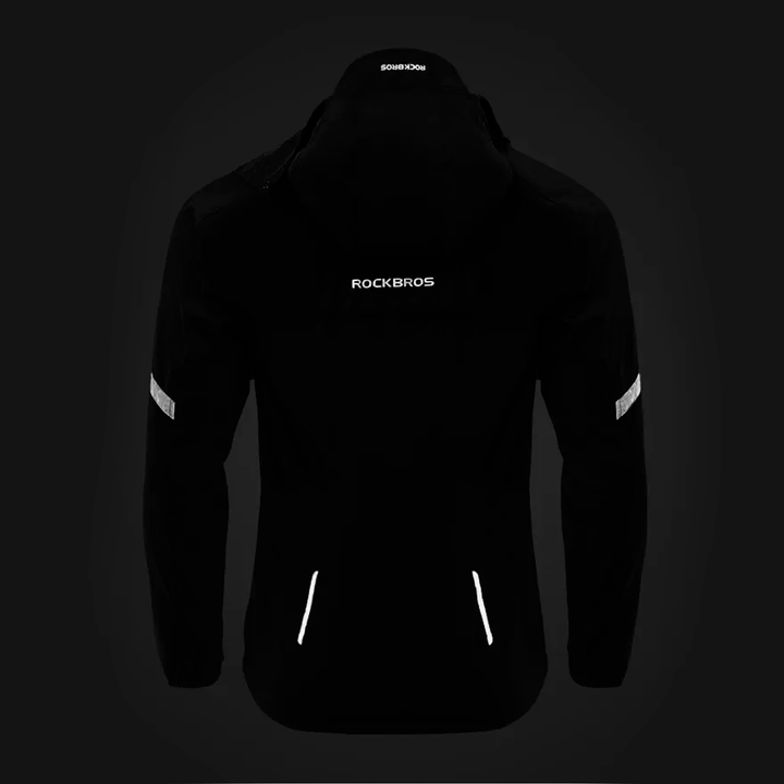 ROCKBROS Chaqueta de Ciclismo Impermeable Cortavientos para Todo Clima - MAGICAL OUTDOOR