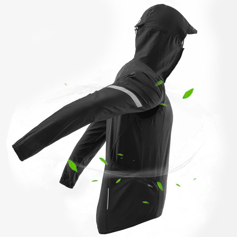 ROCKBROS Chaqueta de Ciclismo Impermeable Cortavientos para Todo Clima - MAGICAL OUTDOOR