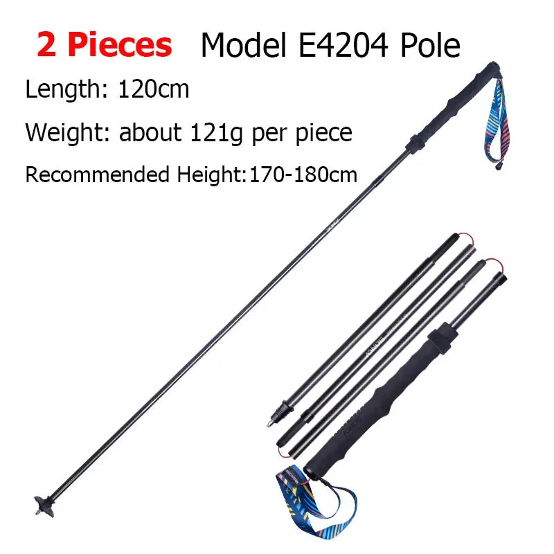 Combo bastones plegables en fibra de carbono para trekking, senderismo, trail running y caminata Aonijie E4201 - MAGICAL OUTDOOR