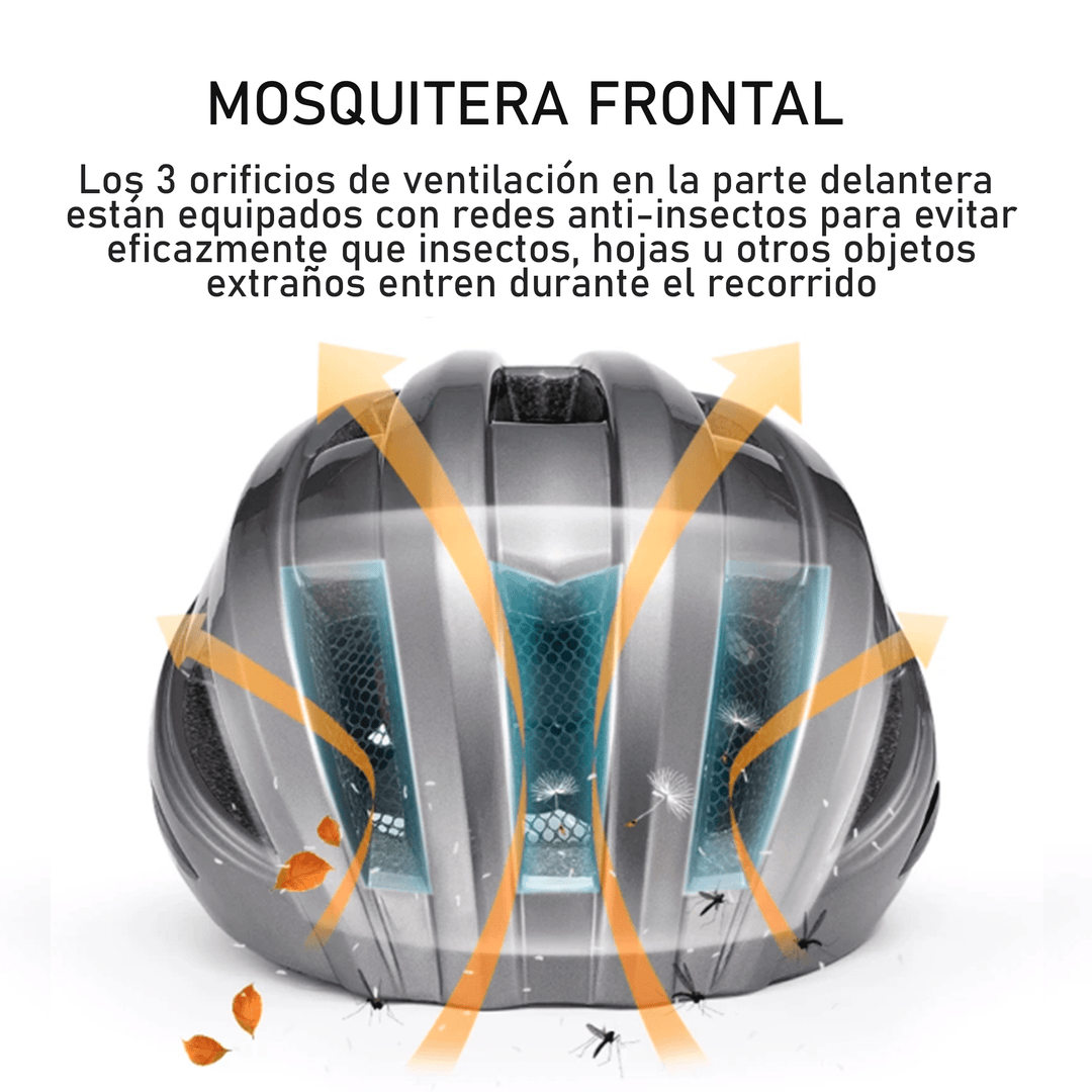 Casco Ciclismo Urbano ROCKBROS ZK-013, Luz Trasera Integrada. - MAGICAL OUTDOOR