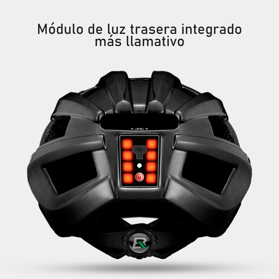 Casco Ciclismo Urbano ROCKBROS ZK-013, Luz Trasera Integrada. - MAGICAL OUTDOOR