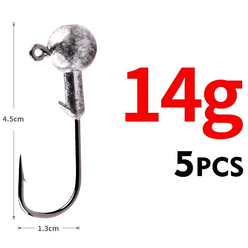 Anzuelos de pesca con cabeza plomada para señuelo blando MEREDITH - MAGICAL OUTDOOR