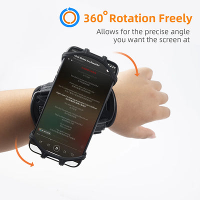 Removable Rotating Sports Phone Wristband Running Wrist Bag Generation Driving Takeaway Navigation Arm Bag Fitness Cycling Trave - MAGICAL OUTDOOR