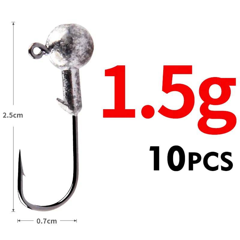 Anzuelos de pesca con cabeza plomada para señuelo blando MEREDITH - MAGICAL OUTDOOR