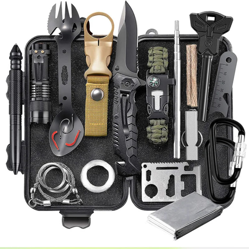 kit de supervivencia y emergencia para campistas y senderismo profesional - MAGICAL OUTDOOR