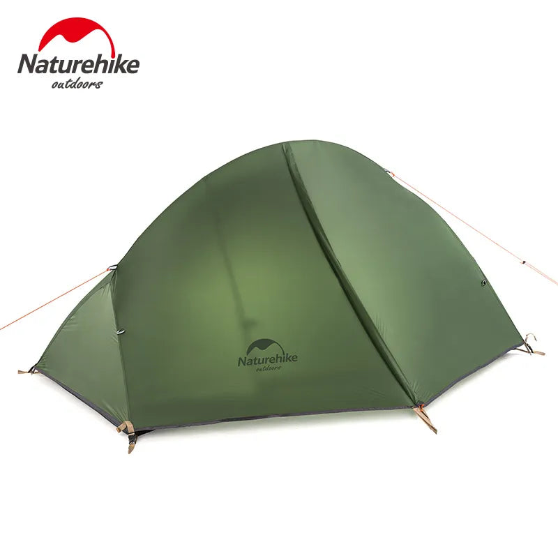 Naturehike Ultralight 1Person Camping Tent Backpacking Trekking Hiking Cycling Single Tents Waterproof PU4000 Green - MAGICAL OUTDOOR