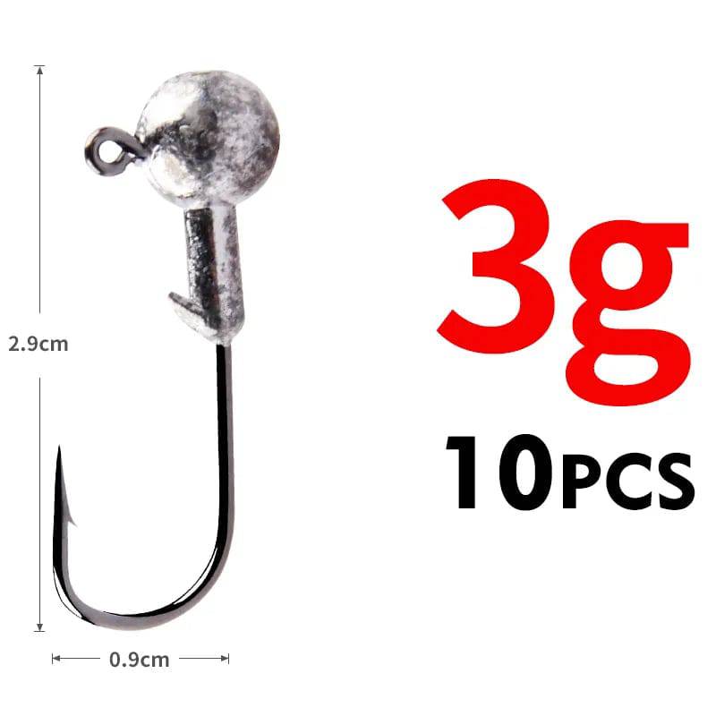 Anzuelos de pesca con cabeza plomada para señuelo blando MEREDITH - MAGICAL OUTDOOR