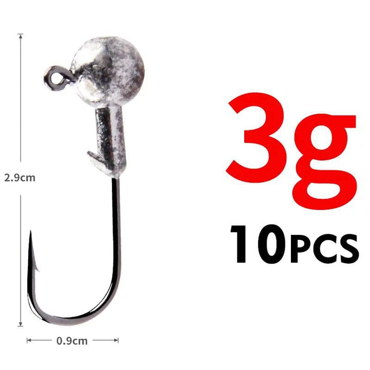 Anzuelos de pesca con cabeza plomada para señuelo blando MEREDITH - MAGICAL OUTDOOR