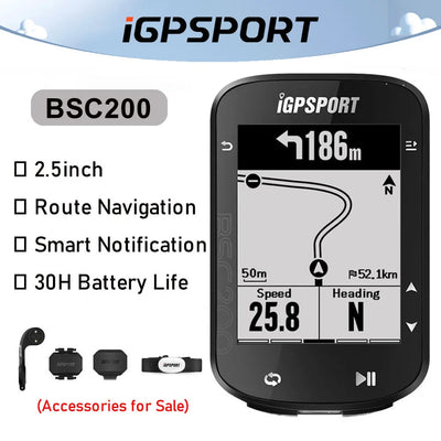 Ciclocomputador inalámbrico e impermeable con GPS BSC200 IGPSPORT - MAGICAL OUTDOOR