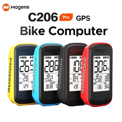 Ciclocomputador inalámbrico e impermeable con GPS Magene C206 / C206PRO - MAGICAL OUTDOOR