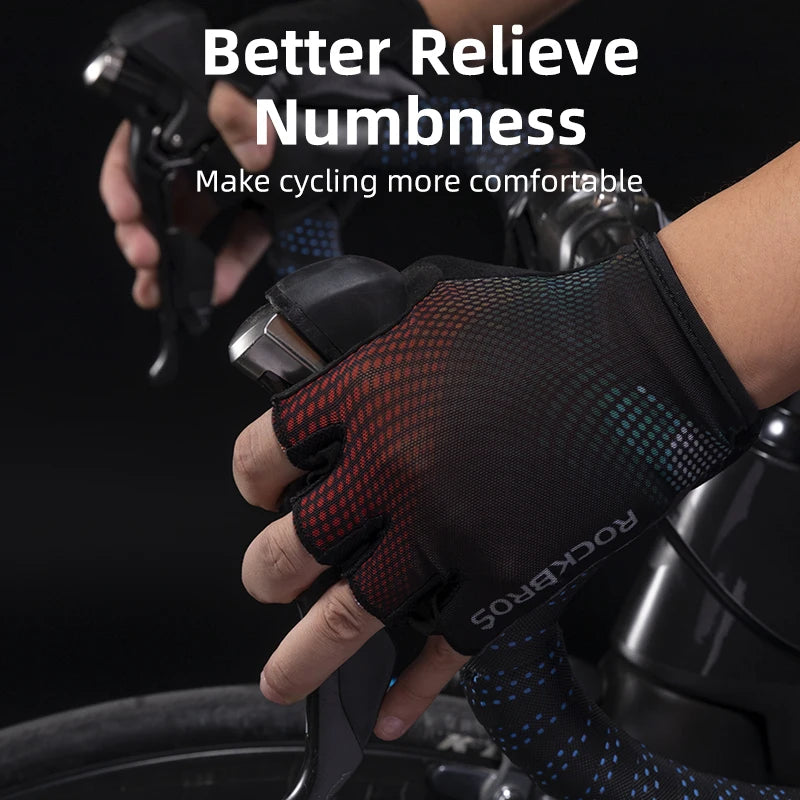 Guantes de ciclismo medio dedo a prueba de golpes ROCKBROS-S257 - MAGICAL OUTDOOR