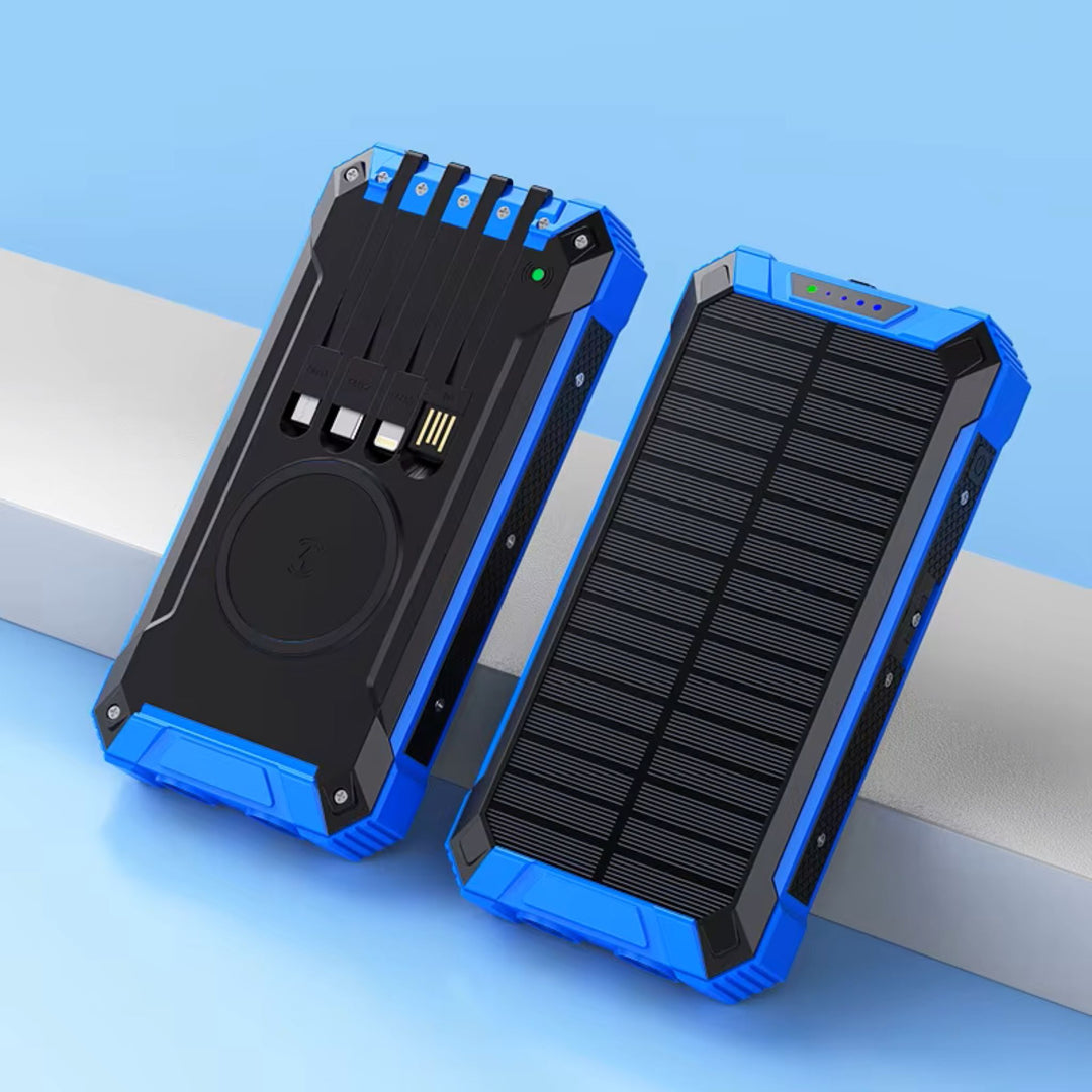 Banco de energía 3 in 1 portátil con carga solar 20000mAh para camping - MAGICAL OUTDOOR