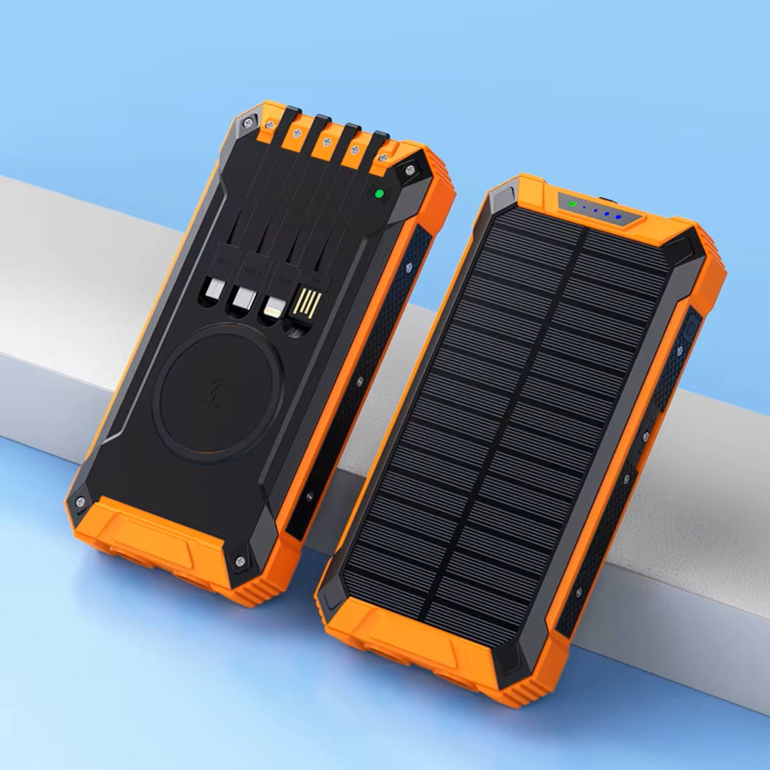 Banco de energía 3 in 1 portátil con carga solar 20000mAh para camping - MAGICAL OUTDOOR