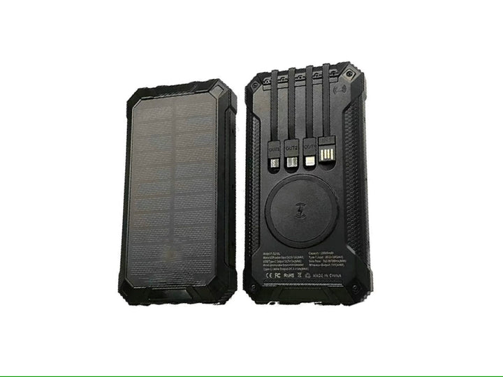 Banco de energía 3 in 1 portátil con carga solar 20000mAh para camping - MAGICAL OUTDOOR