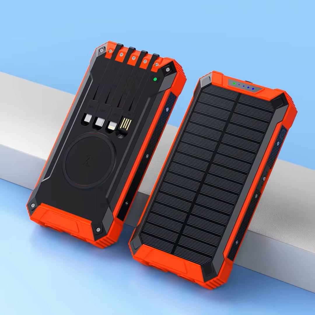 Banco de energía 3 in 1 portátil con carga solar 20000mAh para camping - MAGICAL OUTDOOR
