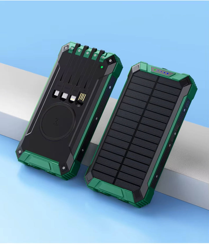 Banco de energía 3 in 1 portátil con carga solar 20000mAh para camping - MAGICAL OUTDOOR