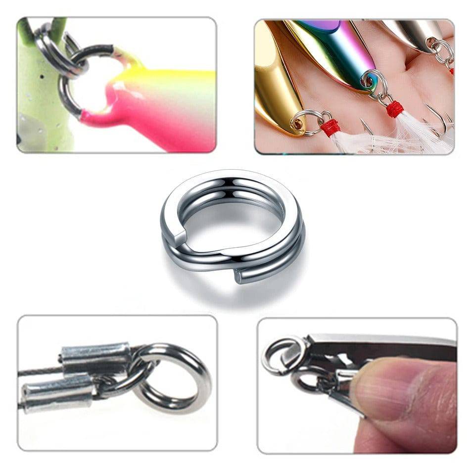Anillos Anclaje para cebos de pesca en acero inoxidable - MAGICAL OUTDOOR