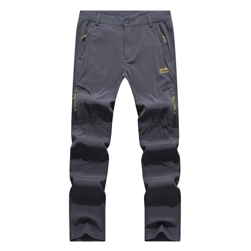 Portada limpia del pantalón Gris Profundo