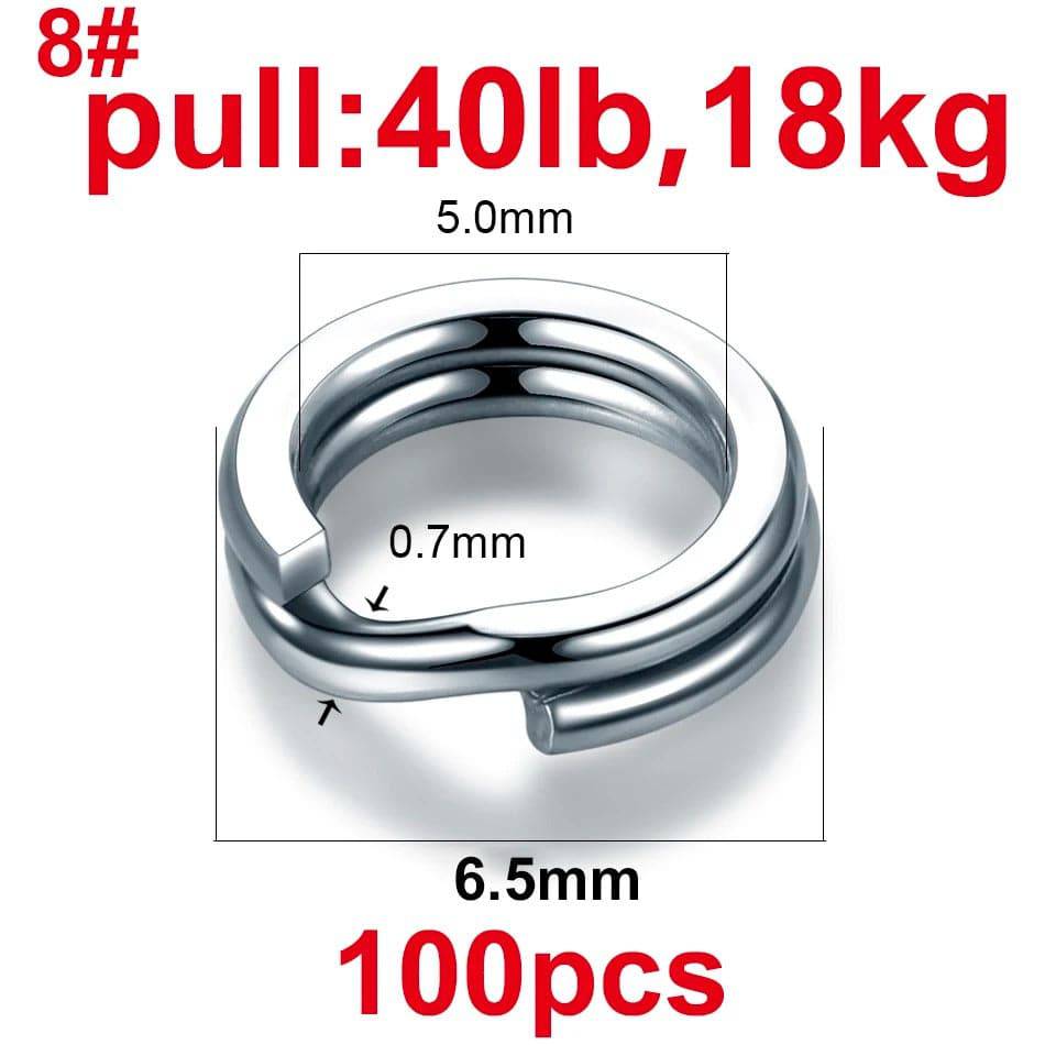 Anillos Anclaje para cebos de pesca en acero inoxidable - MAGICAL OUTDOOR