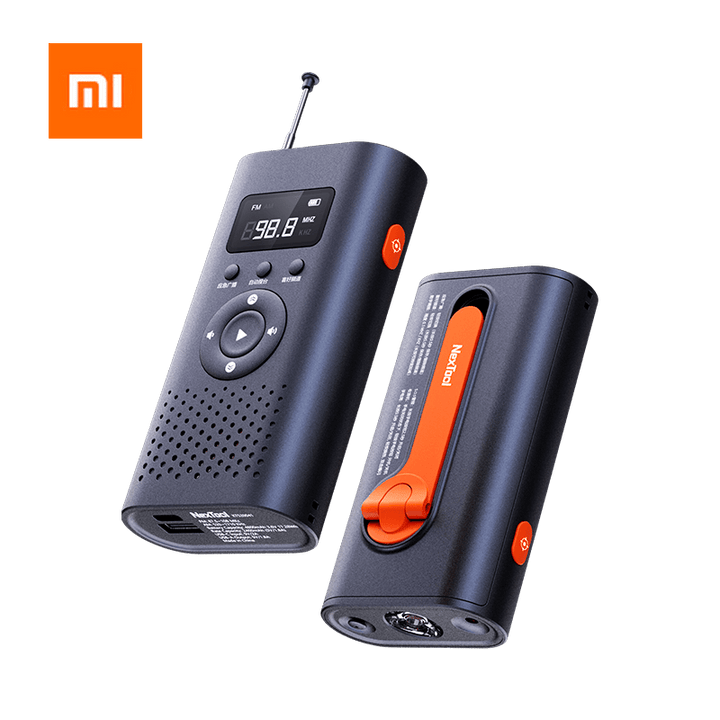 Linterna, radio y generador manual de energía Xiaomi Nextool 6 en 1. - MAGICAL OUTDOOR