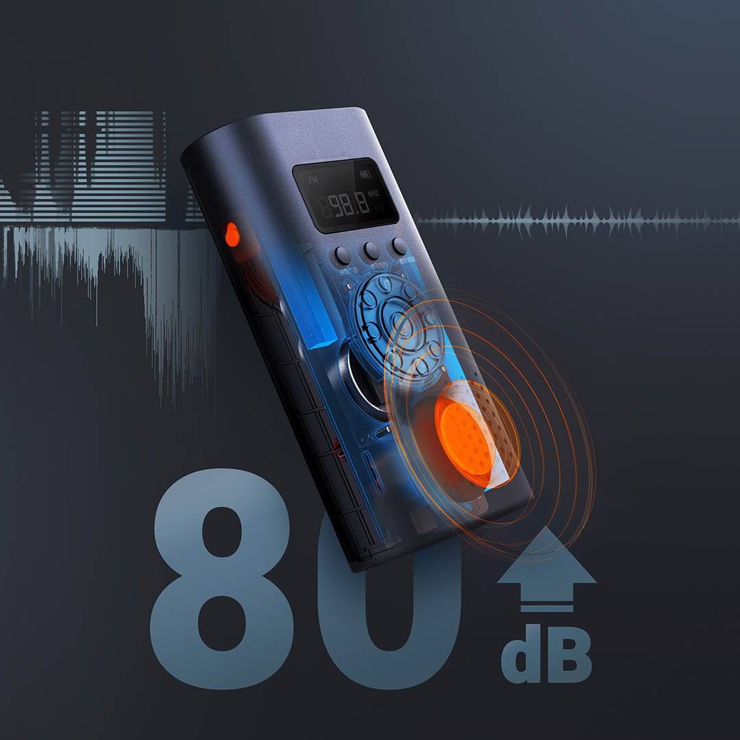 Linterna, radio y generador manual de energía Xiaomi Nextool 6 en 1. - MAGICAL OUTDOOR