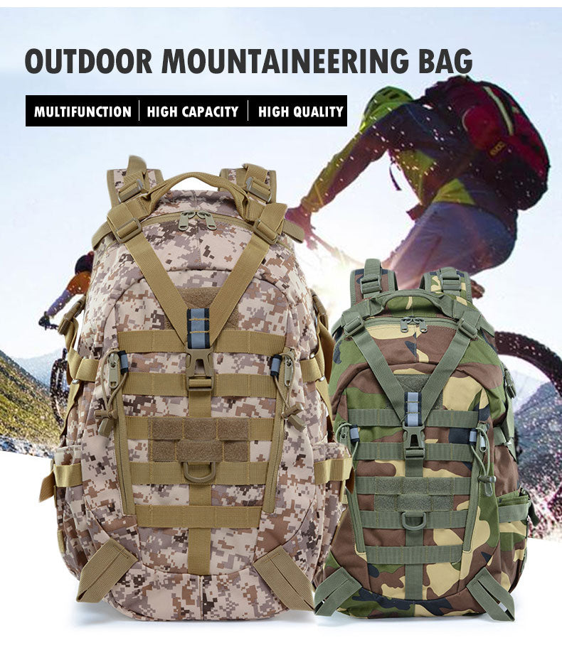 Mochila Táctica, Impermeable, de 40L, Tipo Militar, Unisex. - MAGICAL OUTDOOR