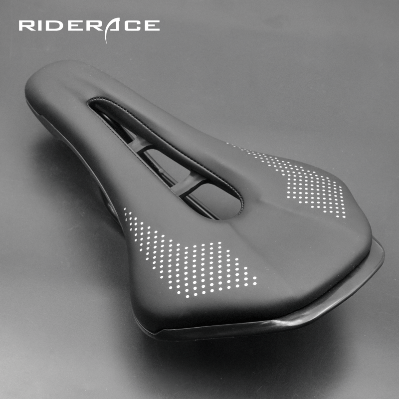 Sillín de Bicicleta para Hombre RIDERACE, MTB, Rieles de Acero, Cuero PU. - MAGICAL OUTDOOR
