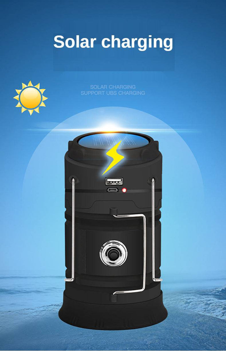Linterna Solar Impermeable para acampar, Batería de 18650 mAh. - MAGICAL OUTDOOR