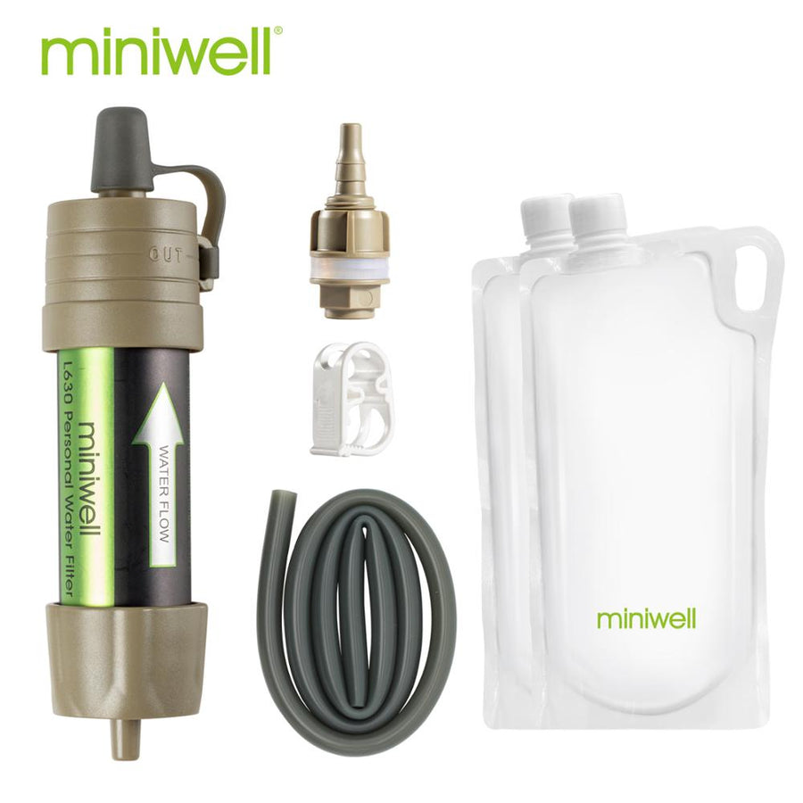 miniwell L630 Portable Outdoor Water Filter Survival kit with Bag for Camping ,Hiking &amp; Travelling - MAGICAL OUTDOOR