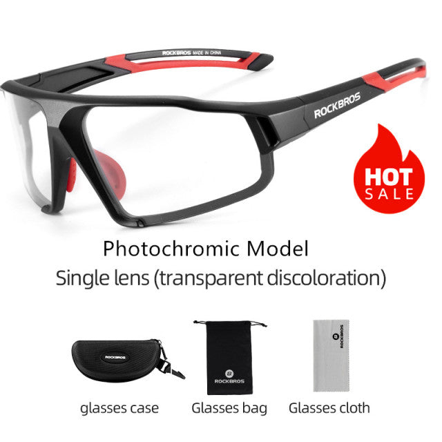 ROCKBROS-Gafas fotocromáticas para deporte al aire libre, gafas polarizadas  de s