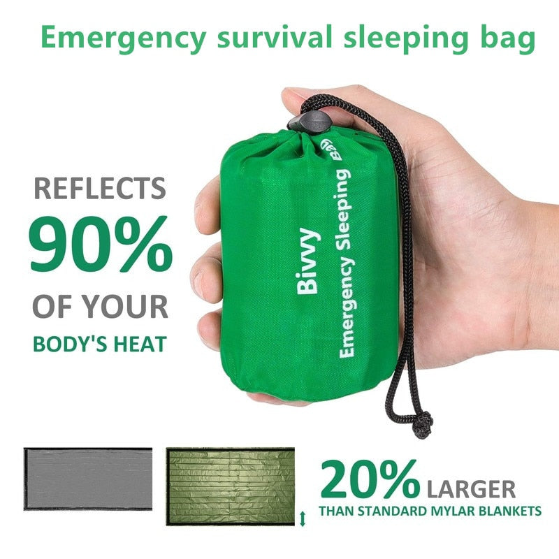 Sleeping Bag Térmico de Emergencia Bivvy, Actividades al Aire Libre. - MAGICAL OUTDOOR