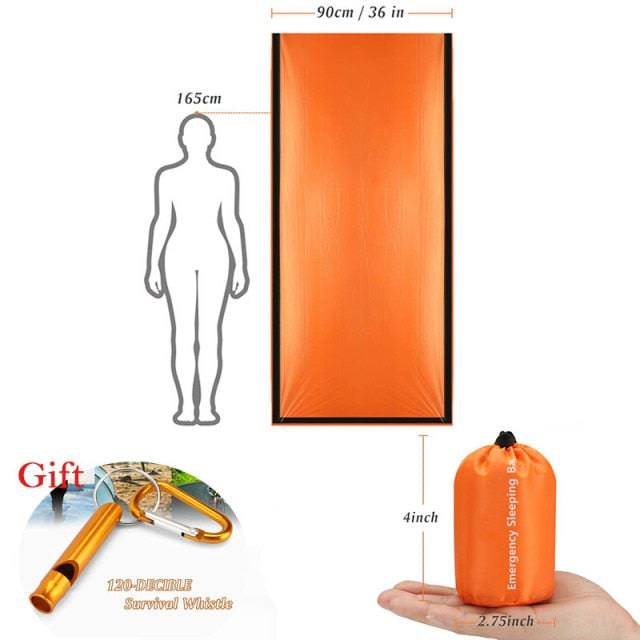 Sleeping Bag Térmico de Emergencia Bivvy, Actividades al Aire Libre. - MAGICAL OUTDOOR