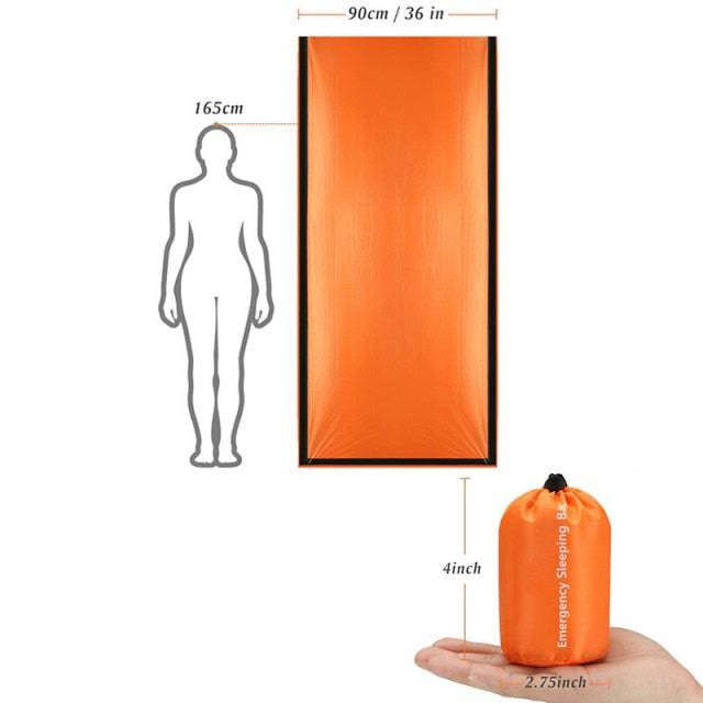 Sleeping Bag Térmico de Emergencia Bivvy, Actividades al Aire Libre. - MAGICAL OUTDOOR