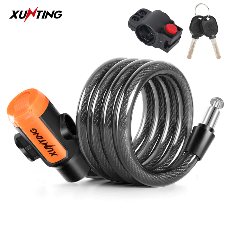 Candado de Cable para Bicicleta Xunting, Antirrobo, Acero. - MAGICAL OUTDOOR