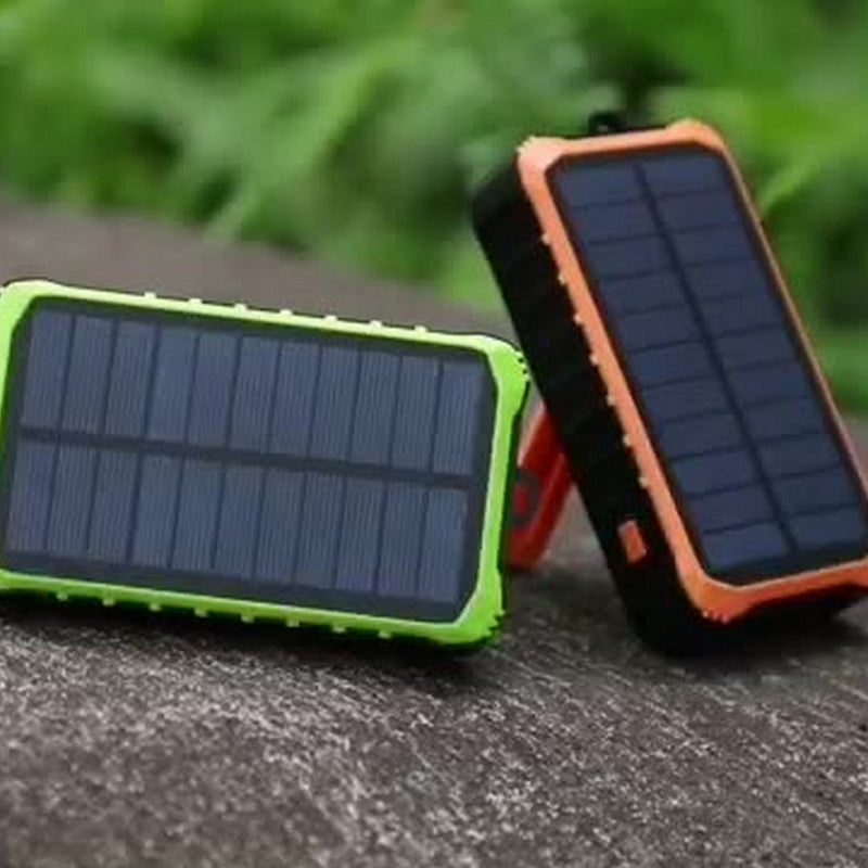 Cargador de batería Solar portátil, 12000mAh, Luz LED. - MAGICAL OUTDOOR