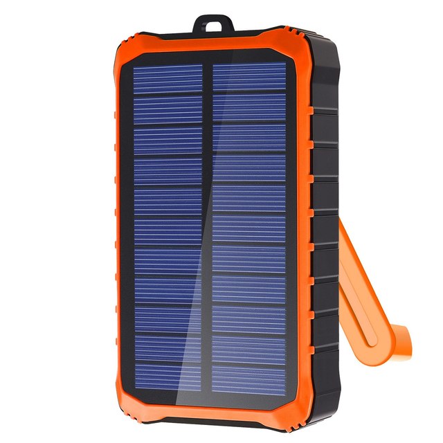 Cargador de batería Solar portátil, 12000mAh, Luz LED. - MAGICAL OUTDOOR