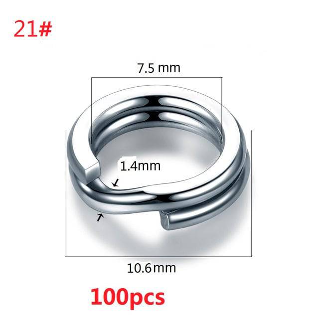 Anillos Anclaje para cebos de pesca en acero inoxidable - MAGICAL OUTDOOR